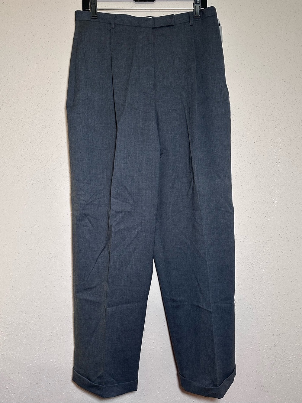 Vintage Lord & Taylor High Rise Trousers Slacks Dress Pants Gray women’s 14 NEW